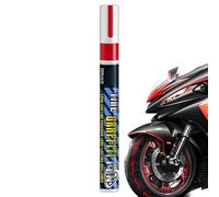 Marqueurs Blancs - Stylo Pneu Blanc 14,2 Cm | Marqueurs De Pneus De Voiture Résistants Aux Lavages De Voiture, Outil De Retouche De Lettrage De Pneus Longue Durée | Gommes À Marqqueurs Pour Voitures