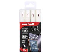 Marqueurs chalk (craie) conique moyenne Blanc 4 pc