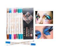 Marqueurs Corporels, 12 Couleurs pour Peinture Corporelle Marqueurs Intenses, Maquillage Visage Lavable Ados Adultes Quotidien Fêtes Halloween Événements Sportifs