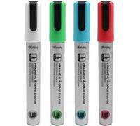 Marqueurs - Craie liquide - Effaçable - 4 couleurs - Mine 4mm - Tous supports