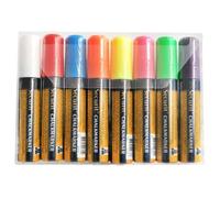 Securit Marqueurs à craie Illumigraph 15 mm – Lot de 8