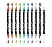 Marqueurs Cutanés Temporaires À Double Pointe - Marqueur D'art Corporel Pour La Peau | Marqueurs Cutanés Temporaires Avec 10 Couleurs Et Double Pointe | Accessoires D'art Lavables Pour Le Dessin Pour