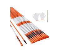 Marqueurs d'Allée 0,78×121,5cm Grande Visibilité Bande Réfléchissante Lot de 30