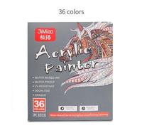 Marqueurs D'art De Peinture Acrylique De Brosse De Tête De Touristes,Stylos D'esquisse,Roche,Verre,Toile,Métal,Tasse En Céramique,Bois,Plastique,36 Documents - Type 36 Color Set