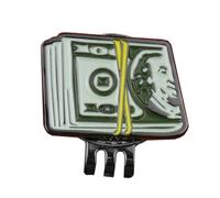Marqueurs de balle de golf avec clip pour chapeau de billet de dollar - Capuchon d'alignement pour les amoureux, One Size, Comme décrit