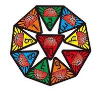 Marqueurs de basket-ball - Marqueurs numérotés légers et pour entraînement de basket-ball | Marqueurs de sol numérotés portables, marqueurs de terrain de basket-ball avec anti-rayures, aide à