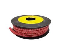 Marqueurs de câbles 250/500/1000 pièces, 0 à 9, 2,5 mm², spirale colorée, calibre 18 AWG-12 AWG EC-1, for l'organisation et l'identification des fils (n° 8, EC-1)(Multi colored2,EC 0)