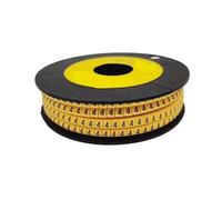 Marqueurs de câbles 250/500/1000 pièces, 0 à 9, 2,5 mm², spirale colorée, calibre 18 AWG-12 AWG EC-1, for l'organisation et l'identification des fils (n° 8, EC-1)(Multi colored4,EC 2(500Pcs))