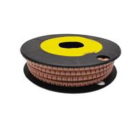 Marqueurs de câbles 250/500/1000 pièces, 0 à 9, 2,5 mm², spirale colorée, calibre 18 AWG-12 AWG EC-1, for l'organisation et l'identification des fils (n° 8, EC-1)(Multi colored1,EC 1)