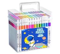 Marqueurs de dessin | Marqueurs de coloriage pour enfants | 120 couleurs à séchage rapide pour croquis, coloriage, loisirs créatifs, scrapbooking, fournitures scolaires et de classe