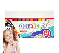 Marqueurs de dessin | Marqueurs de dessin pour artistes | Tête de 8 mm multicolore anti-bavures double face imperméable lavable pour scrapbooking adultes voyage ongles