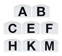 Marqueurs De Lettres De Dressage À Montage Mural - Ensemble De 8 Pièces, Équipement Résistant Aux Intempéries | Construction Durable De Haute Qualité, Ensemble Complet De Lettrage Clair Pour Les Concu