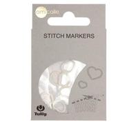 Marqueurs de mailles en forme de cœur Tulip - Couleur blanche - 1 pièce