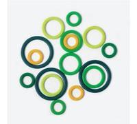 KnitPro Marqueurs de points KP10897, assortiment vert/jaune, 50 pièces