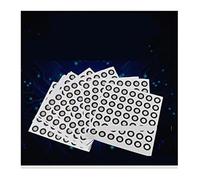 Marqueurs de numérisation 3D for la capture mouvement et l'analyse démarche, marqueurs réfléchissants en PVC (gris, intérieur 6 extérieur 11)(Inner3outer7; Grey Reflective)