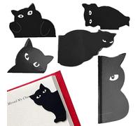 Marqueurs de page - 6 pièces marqueurs de livre de chat de Noël, marque-pages d'animaux de dessin animé - Clips de page de livre pour, étudiants, enseignant