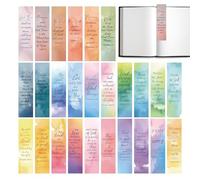 Marqueurs de page de la Bible : ensemble de cils de la Bible de qualité, marqueurs de pages d'Écritures colorées | Marque-page d'étude biblique, onglets d'index