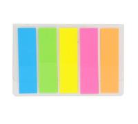 Marqueurs de page Onglets de livre Onglets de notes autocollantes Film fluorescent transparent pour la lecture Étudier Organisation des cahiers Journaux Planificateurs 1 paquet
