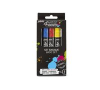 Marqueurs de peinture à l'huile Pebeo 4Artist Marker, lot de base de 5 x 4 mm