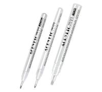 Marqueurs de peinture métallique avec pointes fines et larges régulières, écriture à action de pression pour papier foncé, pour journal, carte, art, peinture métallique, stylos de journal, stylos de