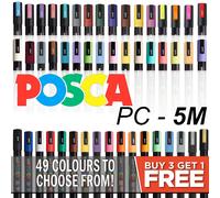 Uni Posca Marqueur de peinture PC-5M Pointe conique 2,5 mm Bleu clair