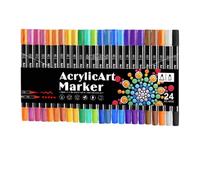 Marqueurs De Pinceau Acrylique - Marqueurs Acrylique Pour La Peinture Rocheuse | Stylos Acrylique Liquide Direct | Artisanat Quels Matériaux Artistiques | Signaux De Coloriage Acrylique Créatifs Pour