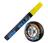 Marqueurs De Pneus Marqueur Permanent Imperméable Effaçable Pour Dessin Sur | Stylo De Dessin Pour Peinture De Roues Pour Véhicules Motos Vélos Métal Verre Jaune