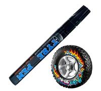 Marqueurs De Pneus Marqueur Permanent Imperméable Effaçable Pour Dessin Sur | Stylo De Dessin Pour Peinture De Roues Pour Véhicules Motos Vélos Métal Verre Noir