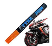 Marqueurs De Pneus Marqueur Pour Pneus À Séchage Rapide Permanent Effaçable | Stylo De Dessin Pour Peinture De Roues Pour Véhicules Motos Vélos Métal Verre Couleur orange