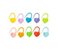 Marqueurs de Point Colorés, 50pcs Cœur Cœur Couper à L'aiguille Plai D'aiguille Crochet Marker Pins Tricoting Stitch Markers Crochet Notions Markers For DOY AIGINEWROW TRAVE