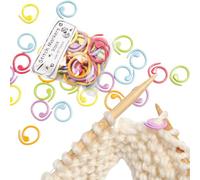 Marqueurs de Points colorés - Lot de 30 épingles de sûreté en métal pour marqueurs de Point de Tricot | Épingles de sûreté à Verrouillage au Crochet, Accessoires de, Pince à Aiguille, 6 Couleurs