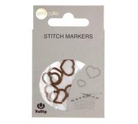 Marqueurs de points cœur Tulip brun - 1 pièce