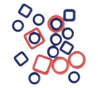 Marqueurs de points en métal, Linea, paquet de 40