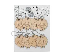 Marqueurs de points verrouillables pour le tricot et le crochet | 8pcs notions de crochet en bois | Marqueurs de points au design lisse et mignon pour le tricot, l'artisanat et les projets de fil.