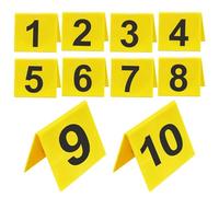 Marqueurs de preuves de la scène du crime - Détective Evidence Marker Numéro Cards | | Tabletop Crime Scene Evidence Marker Acrylic Party Halloween Accessoires