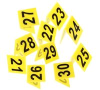 Marqueurs de Scène de Crime 10 Pcs Triangulaires Numérotés en Acrylique