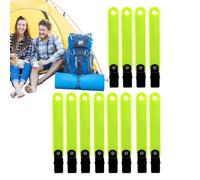 Marqueurs De Sentiers Avec Clips - Adbouches De Localisateur De Randonnée GLOW-EN DARK, Tags De Réflecteur Du Jour De La Nuit | Crochet À Points De Serrage Fluorescent Pour Le Suivi Des Forêts, Suppor
