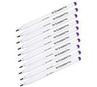 Marqueurs de Tissu, 10 Pièces Stylo Effaçable à l'air Tête épaisse Violet Dessin Stylo de Décoloration Marqueur de Couture Stylo de Tissu Outils de Couture Accessoires Stylo de