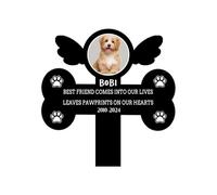 Marqueurs de tombe métalliques commémoratifs personnalisés pour chiens et chats, pour jardin, espace extérieur, Sympathie, Cadeau de souvenir pour la perte d'un animal de compagnie