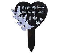 Marqueurs de tombe - Piquets commémoratifs | Décorations de tombe imperméables pour maman, plaques noires pour cimetière pour humains, papa et maman