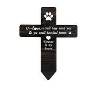 Marqueurs de tombes commémoratifs pour animaux de compagnie - Demande élégante de la demande, s'il vous plaît chien, décoration de jardin | Assiette commémorative extérieure pour cimetière animal, con