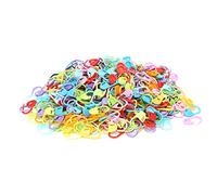 Marqueurs de tricot Clips de crochet Compteurs de points 1000 pièces Épingles de sûreté en plastique durables colorées pour tricoter des projets d'artisanat de bricolage