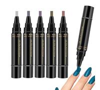 Marqueurs De Vernis À Ongles 6 Pièces Séchage Longue Tenue Outil De Beauté | Stylos Vernis à Ongles à Séchage Pour Mères Salon Maison Fête Vacances Mariage