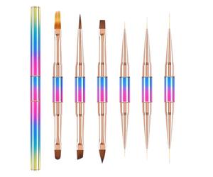 Marqueurs de Vernis à Ongles Pinceau Liner pour Art 6 Pièces