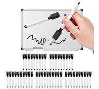Marqueurs d'effacement à sec Fine point de tableau blanc marqueurs à sec le stylo effacer avec un capuchon pour les écoliers pour les écoliers fournitures de bureau 50pcs, planche blanche, avec
