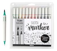 Marqueurs d'esquisse couleur, 12pcs.