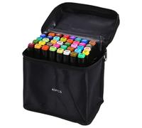 Marqueurs double face - 40 marqueurs de couleur pour livres de coloriage pour adultes | Stylo à double pointe à séchage rapide avec pointes pour scrapbooking, journal, école, maison, salle de classe