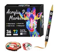 Marqueurs double face - Stylos à dessin | Marqueurs d'art pour adultes et , acrylique, marqueurs à pointe arkers pour coloriage, dessin et croquis, fournitures scolaires
