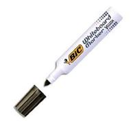 BIC - Feutres pour tableau blanc Velleda 1711 - Effaçables à sec - Pointe conique large - Noir