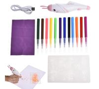 Marqueurs en aérographe électrique sans fil - Marqueurs de peinture sans fil rechargeables de plus de 3 ans, stylos aquarelle aérographe